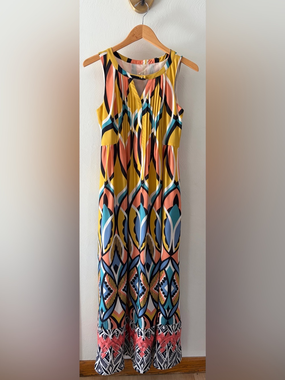 Anthropologie Floreat Dahlia Maxi Dress Size 4